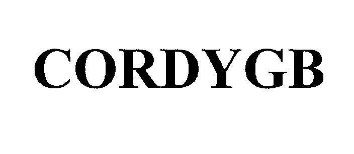 Mẫu nhãn hiệu CORDYGB