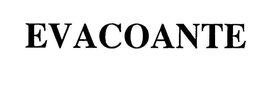 Mẫu nhãn hiệu EVACOANTE