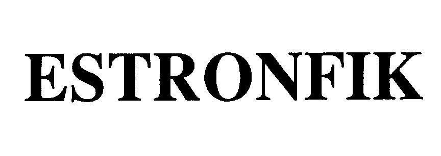 Mẫu nhãn hiệu ESTRONFIK
