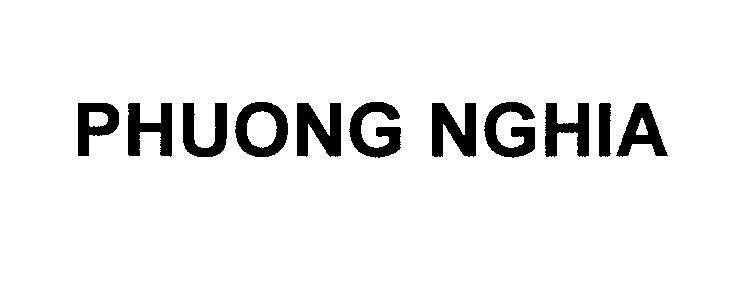 Mẫu nhãn hiệu PHUONG NGHIA