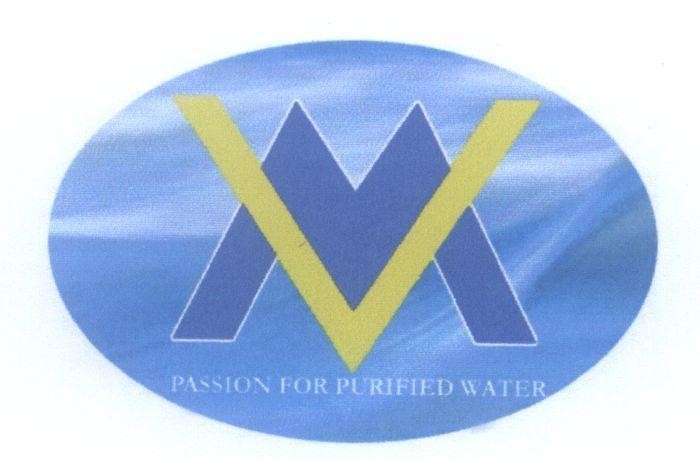 Mẫu nhãn hiệu M V PASSION FOR PURIFIED WATER