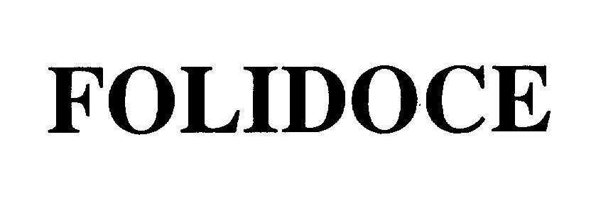 Mẫu nhãn hiệu FOLIDOCE