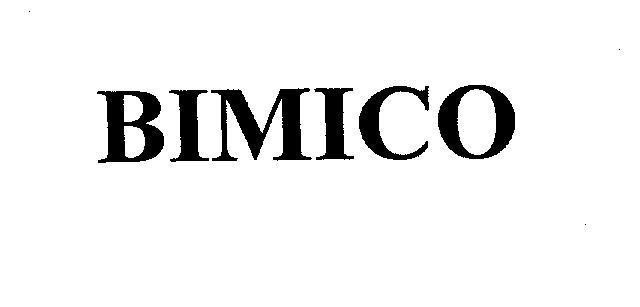 Mẫu nhãn hiệu BIMICO