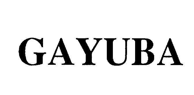 Mẫu nhãn hiệu GAYUBA