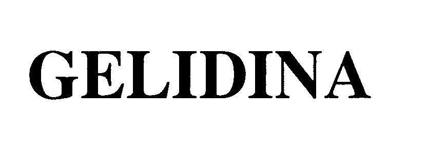 Mẫu nhãn hiệu GELIDINA