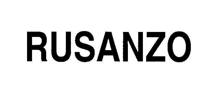 Mẫu nhãn hiệu RUSANZO