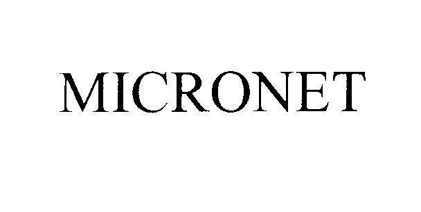 Mẫu nhãn hiệu MICRONET