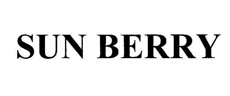 Mẫu nhãn hiệu SUN BERRY