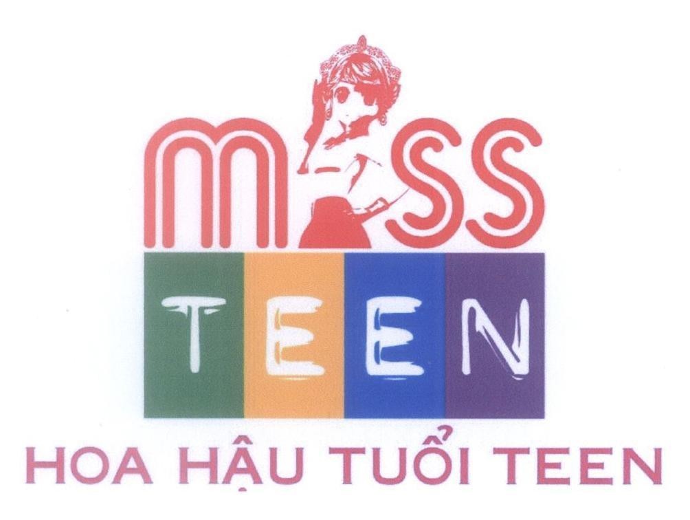 Mẫu nhãn hiệu MISS TEEN Hoa Hậu Tuổi TEEN
