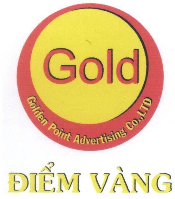 Mẫu nhãn hiệu Gold Golden Point Advertising Co.,LTD Điểm Vàng