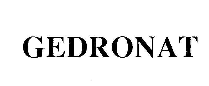 Mẫu nhãn hiệu GEDRONAT