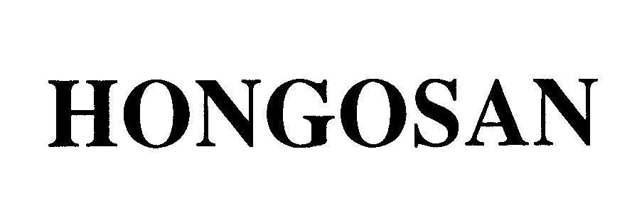 Mẫu nhãn hiệu HONGOSAN
