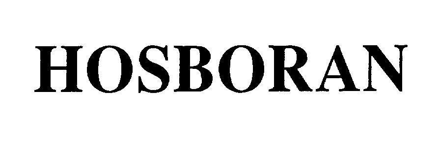 Mẫu nhãn hiệu HOSBORAN