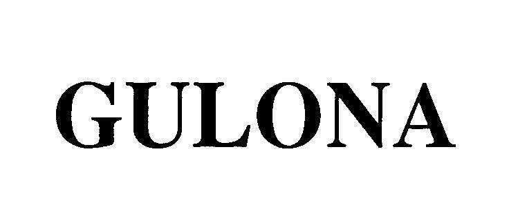 Mẫu nhãn hiệu GULONA