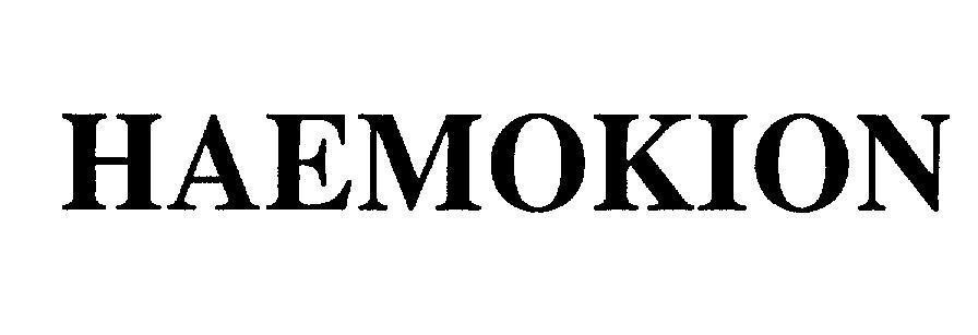 Mẫu nhãn hiệu HAEMOKION
