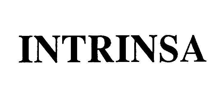 Mẫu nhãn hiệu INTRINSA