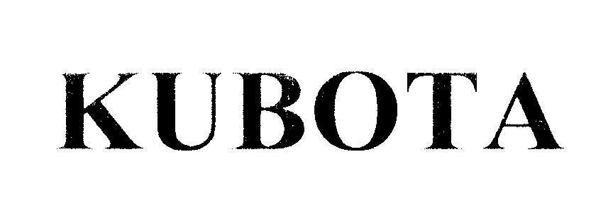 Mẫu nhãn hiệu KUBOTA
