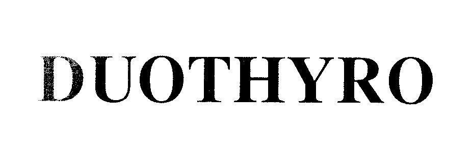 Mẫu nhãn hiệu DUOTHYRO