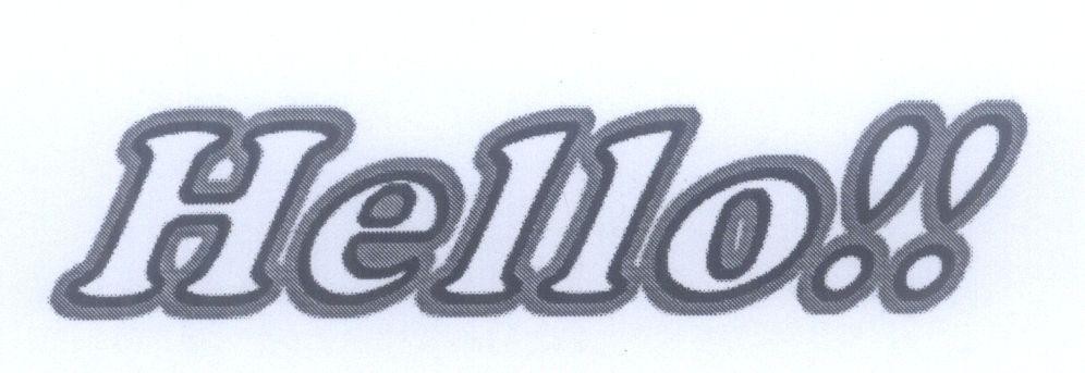 Mẫu nhãn hiệu Hello!!
