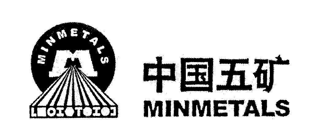 Mẫu nhãn hiệu MINMETALS M L OI T I J [Zhong Guo Wu Kuang]
