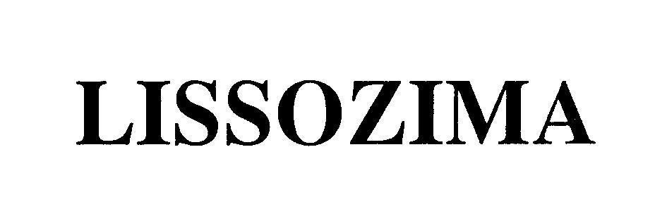 Mẫu nhãn hiệu LISSOZIMA