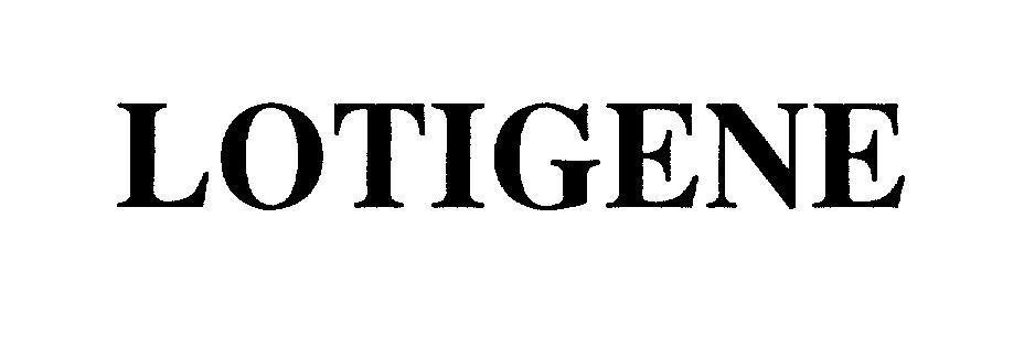 Mẫu nhãn hiệu LOTIGENE