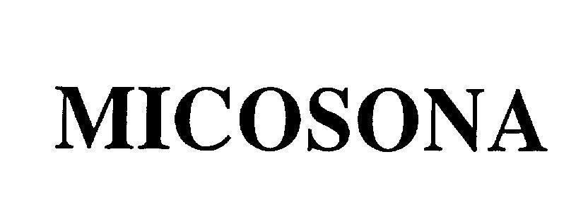 Mẫu nhãn hiệu MICOSONA