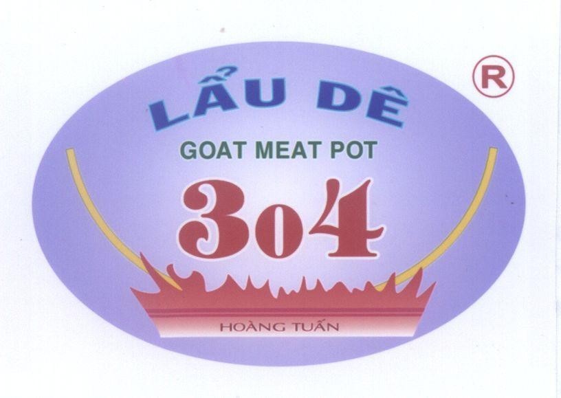 Mẫu nhãn hiệu Lẩu Dê GOAT MEAT POT 304 Hoàng Tuấn