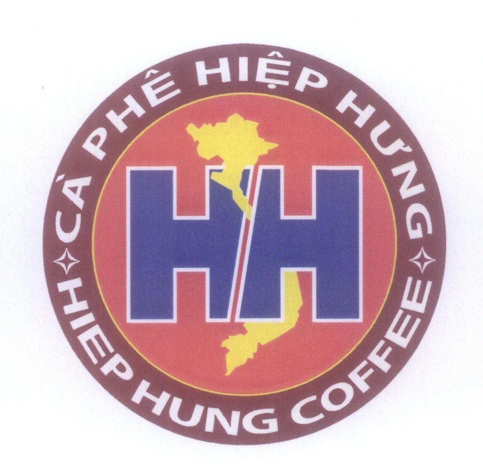 Mẫu nhãn hiệu HH Cà Phê Hiệp Hưng HIEP HUNG COFFEE