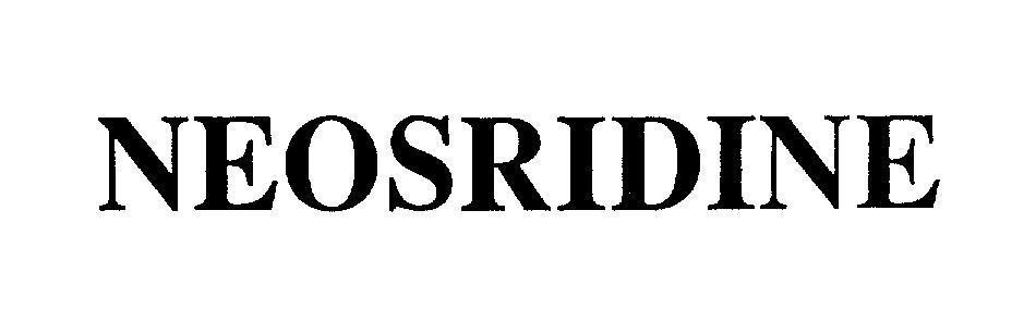 Mẫu nhãn hiệu NEOSRIDINE