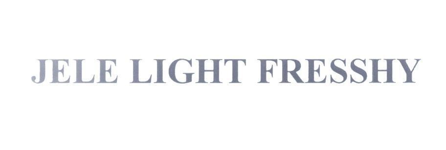 Mẫu nhãn hiệu JELE LIGHT FRESSHY