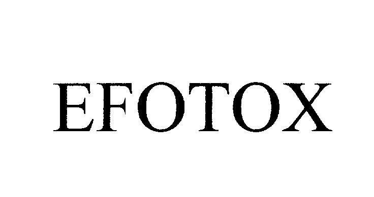 Mẫu nhãn hiệu EFOTOX