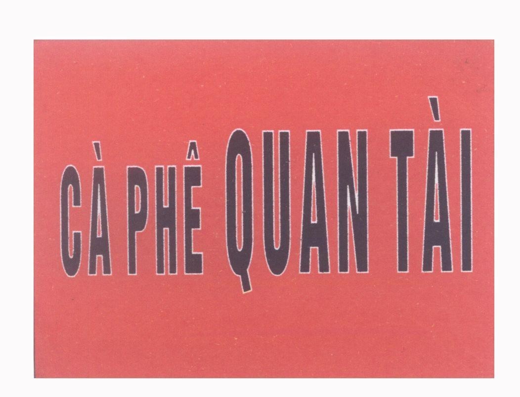Mẫu nhãn hiệu Cà Phê Quan Tài