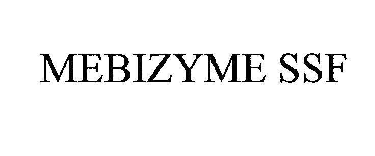 Mẫu nhãn hiệu MEBIZYME SSF