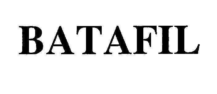 Mẫu nhãn hiệu BATAFIL
