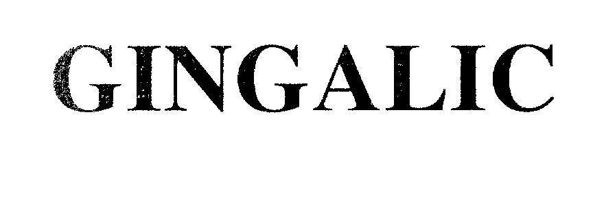 Mẫu nhãn hiệu GINGALIC