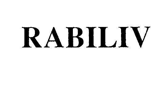 Mẫu nhãn hiệu RABILIV