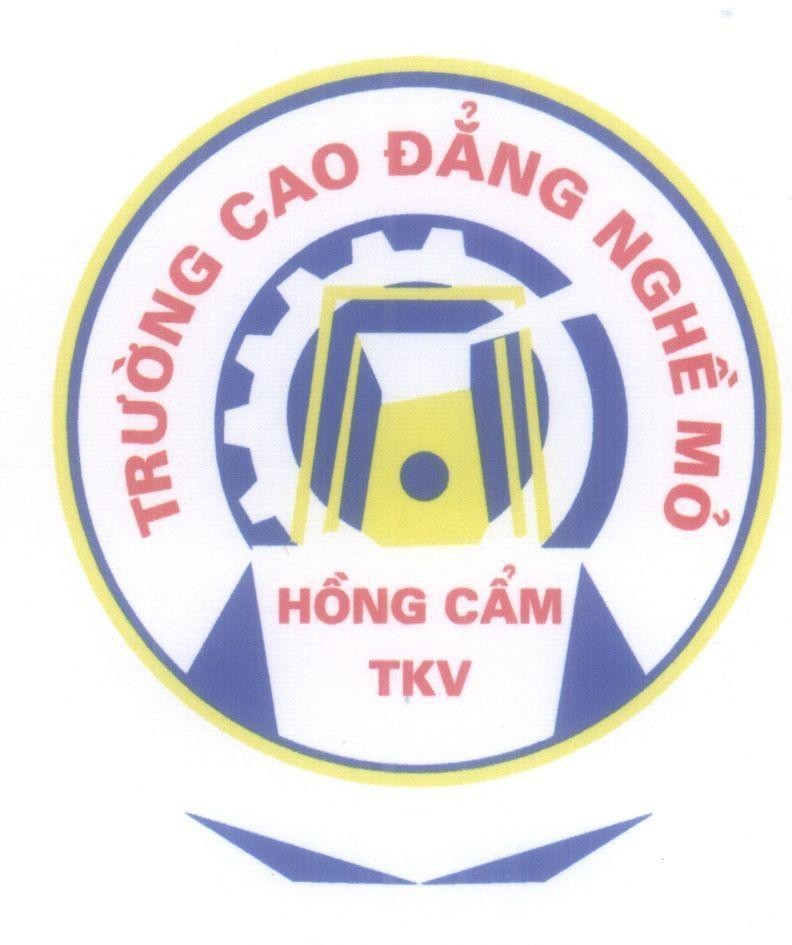 Mẫu nhãn hiệu Trường Cao Đẳng Nghề Mỏ Hồng Cẩm TKV