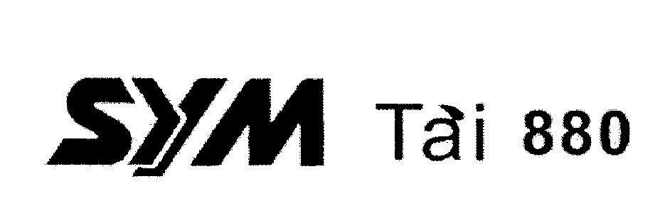 Mẫu nhãn hiệu SYM Tai 880