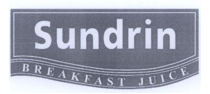 Mẫu nhãn hiệu Sundrin BREAKFAST JUICE