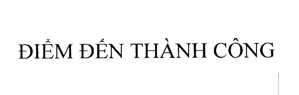 Mẫu nhãn hiệu Điểm Đến Thành Công