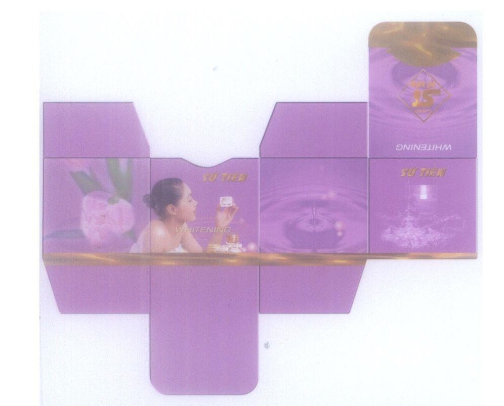 Mẫu nhãn hiệu Sứ Tiên WHITENING Cream ST