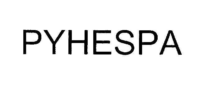 Mẫu nhãn hiệu PYHESPA