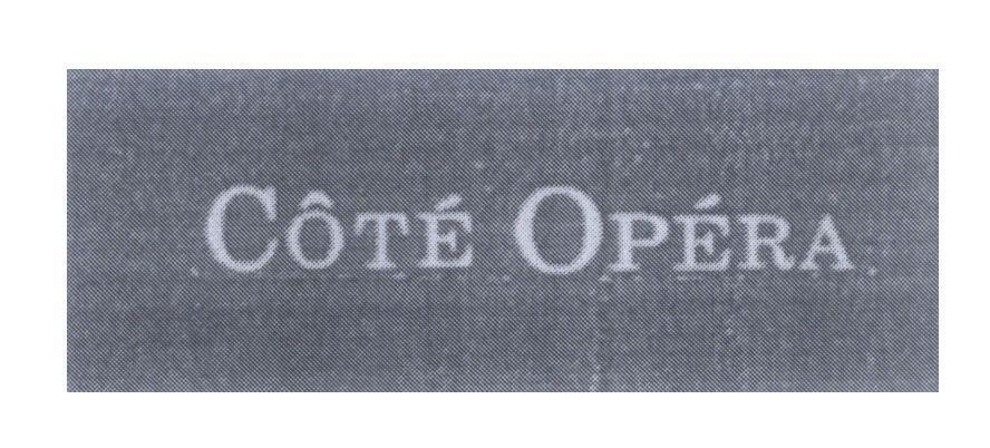 Mẫu nhãn hiệu Côté Opéra