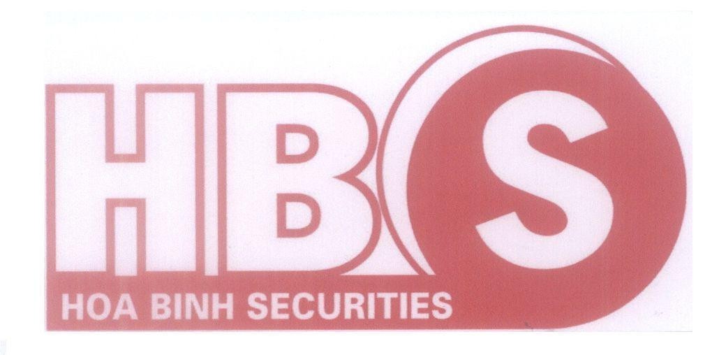 Mẫu nhãn hiệu HBS HOA BINH SECURITIES