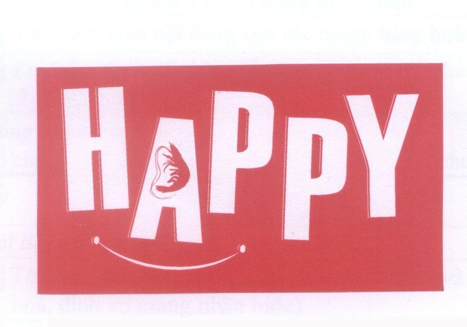 Mẫu nhãn hiệu HAPPY