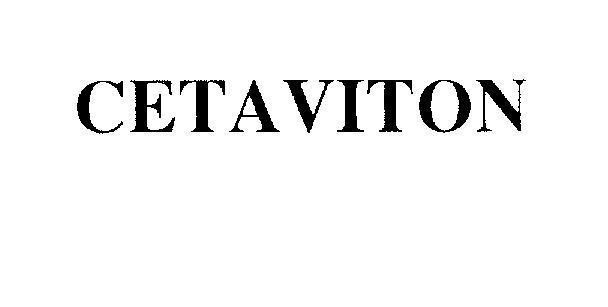 Mẫu nhãn hiệu CETAVITON