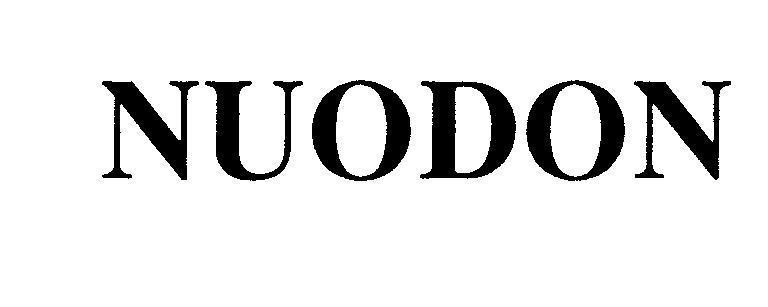 Mẫu nhãn hiệu NUODON