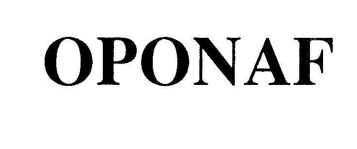 Mẫu nhãn hiệu OPONAF
