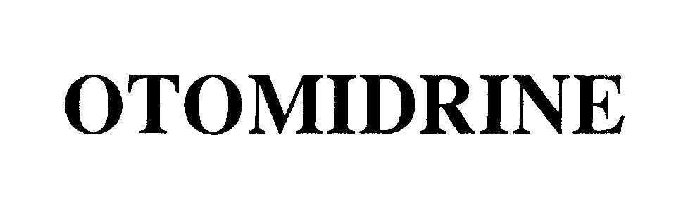Mẫu nhãn hiệu OTOMIDRINE
